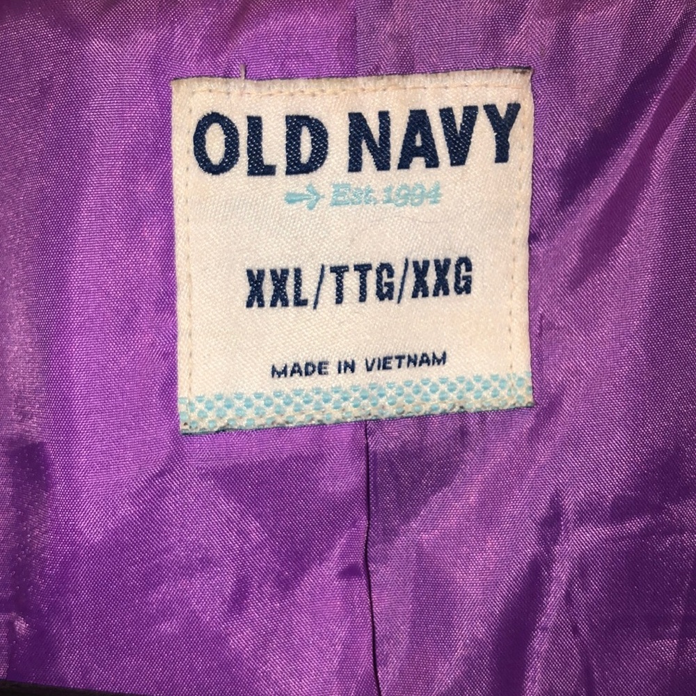 Old Navy Women's Purple Pea Coat - Picture 4 of 8